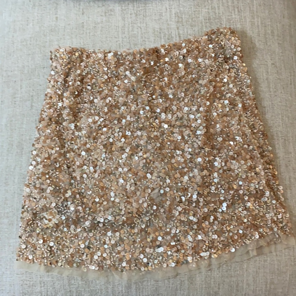 Zara sequin mini skirt. Size xs